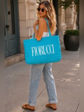 NWT Fiorucci Angels Block Logo Tote